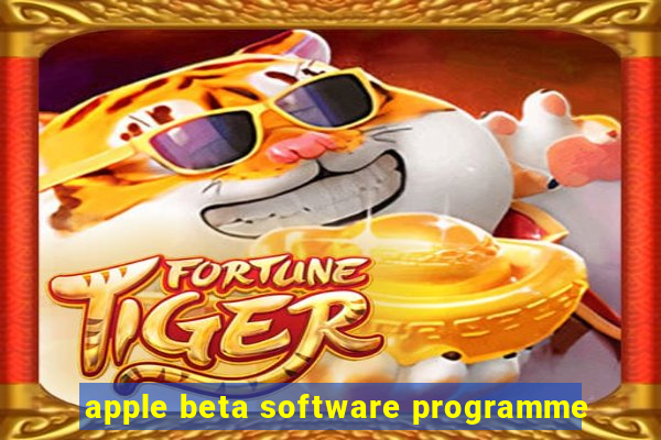 apple beta software programme